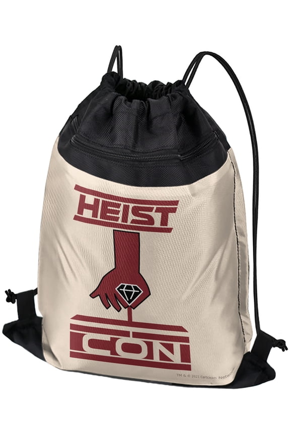 Rick And Morty Heist Con Drawstring Backpack Sports Bag Sackpack 17" x 13", Perfect for Gym, Yoga or Practice