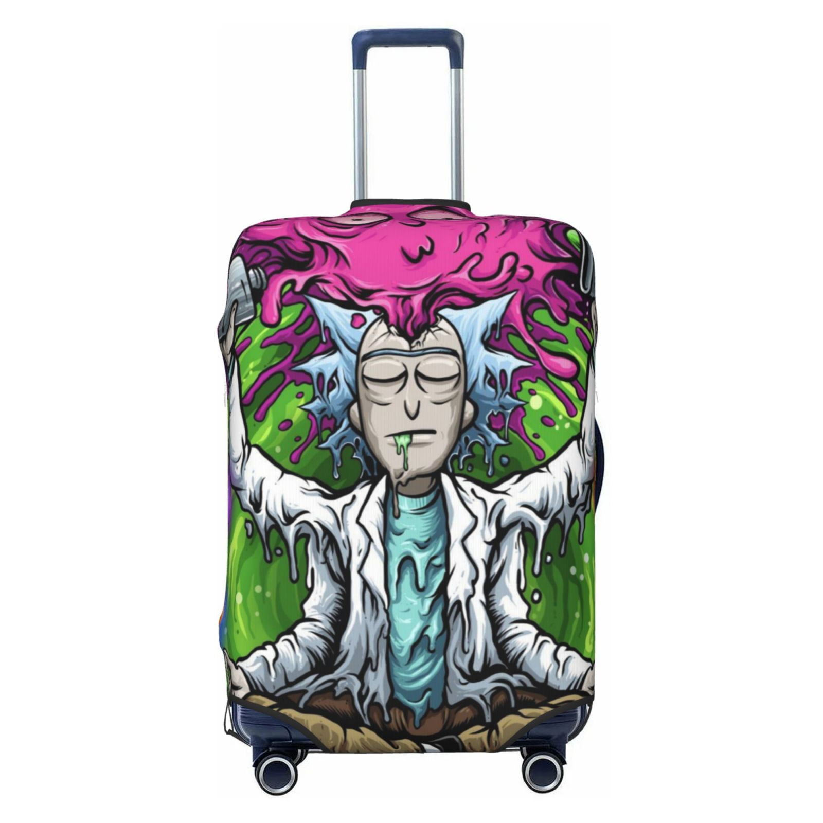 Rick And Morty Luggage Cover, Anime Travel Suitcase Protector, Fits 18 ...