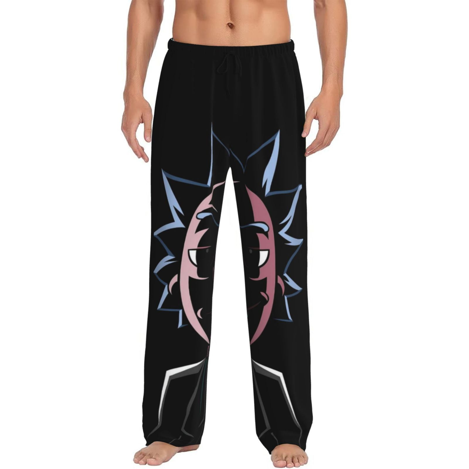 Rick And Morty Men'S Pajama Pants With Pockets Stretch Pajama Bottoms ...