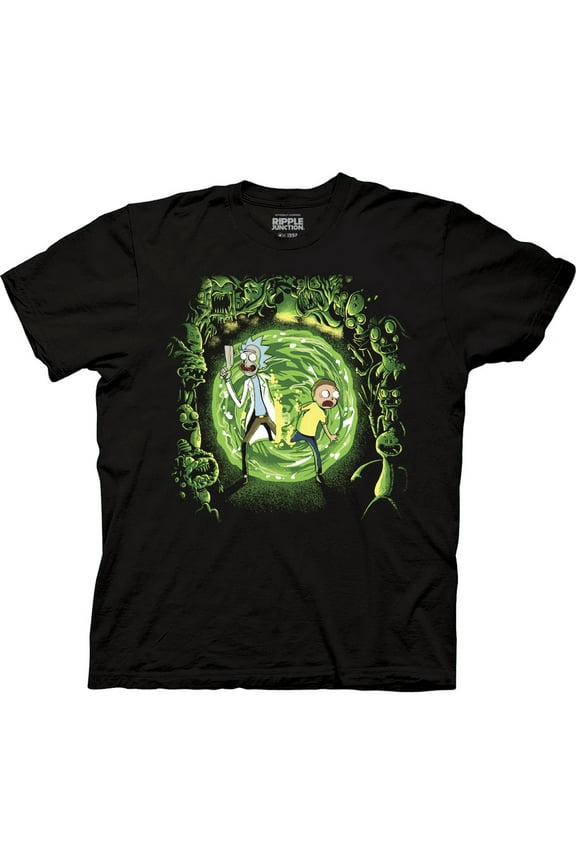 Men's Black Portal T-Shirt-Large