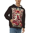thumbnail image 1 of Rick And Morty Mens Active Sweatshirts Cozy Hoodie 3d Graphic Sweater Casual Winter Clothes Tops Coat Large, 1 of 7