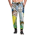 thumbnail image 1 of Rick And Morty Mens Joggers Sweatpants Elastic Waist Casual Athletic Sports Trousers Comfortable Workout Track Pants 3XL, 1 of 6