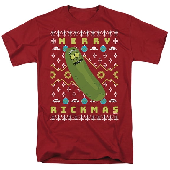 Rick And Morty Merry Pickle Rickmas Ugly Christmas Unisex Adult T Shirt