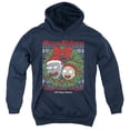 thumbnail image 1 of Rick And Morty Merry Rickmas Ugly Christmas Kids Pull-Over Hoodie for Youth Boys and Girls, 1 of 4