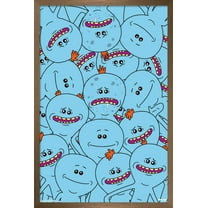 Rick And Morty - Mr. Meeseeks Wall Poster, 22.375" x 34", Framed