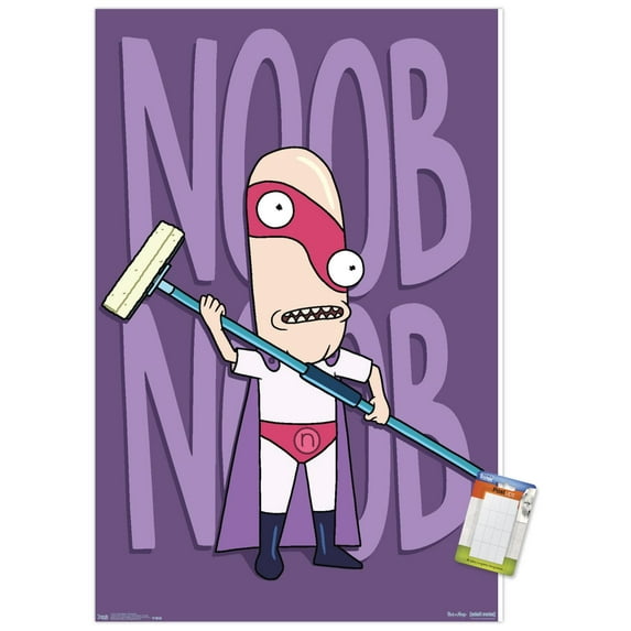 Rick And Morty - Noob Noob Wall Poster, 14.725" x 22.375"