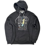 Rick And Morty Oowweeeee Unisex Adult Slim Fit Pull-Over Heather Hoodie, Charcoal, Small