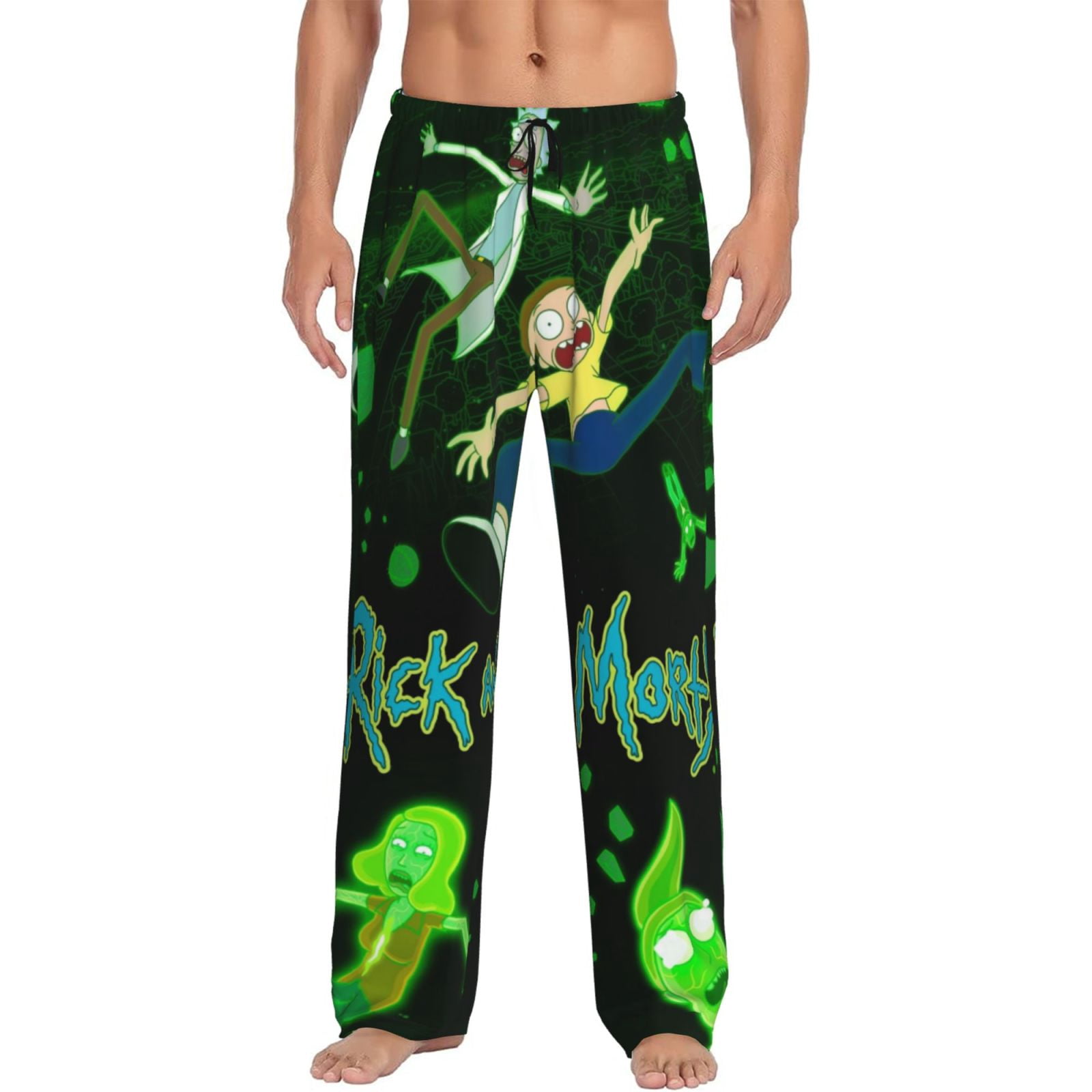 Rick And Morty Pajama Pants For Men Super Soft All Over Print Lounge rick-and-morty-pajama-pants-for-men-super-soft-all-over-print-lounge