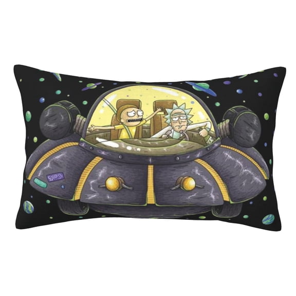 Rick And Morty Pillow Protector Pillow Cases Lightweight Soft Pillowcases Comfortable Pillow Covers 14"X20"
