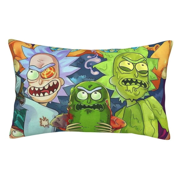 Rick And Morty Pillow Protector Pillow Cases Lightweight Soft Pillowcases Comfortable Pillow Covers 16"X24"