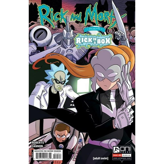 Rick And Morty Presents Rick In A Box #1 (one Shot) Cvr B Jeyodin Manga Var (mr) Oni Press Comic Book