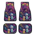 thumbnail image 1 of Rick And Morty Print Car Mats Set 4-Piece All Weather Front & Rear Mats Car Floor Carpet Protector Mat for Most Car, 1 of 8