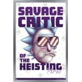 thumbnail image 1 of Rick And Morty - Savage Critic Wall Poster, 14.725" x 22.375", Framed, 1 of 5