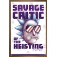 thumbnail image 1 of Rick And Morty - Savage Critic Wall Poster, 22.375" x 34", Framed, 1 of 5