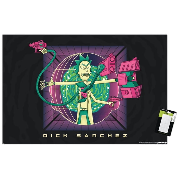 Rick And Morty: Season 8 - Rick Sanchez Wall Poster, 14.725" x 22.375"