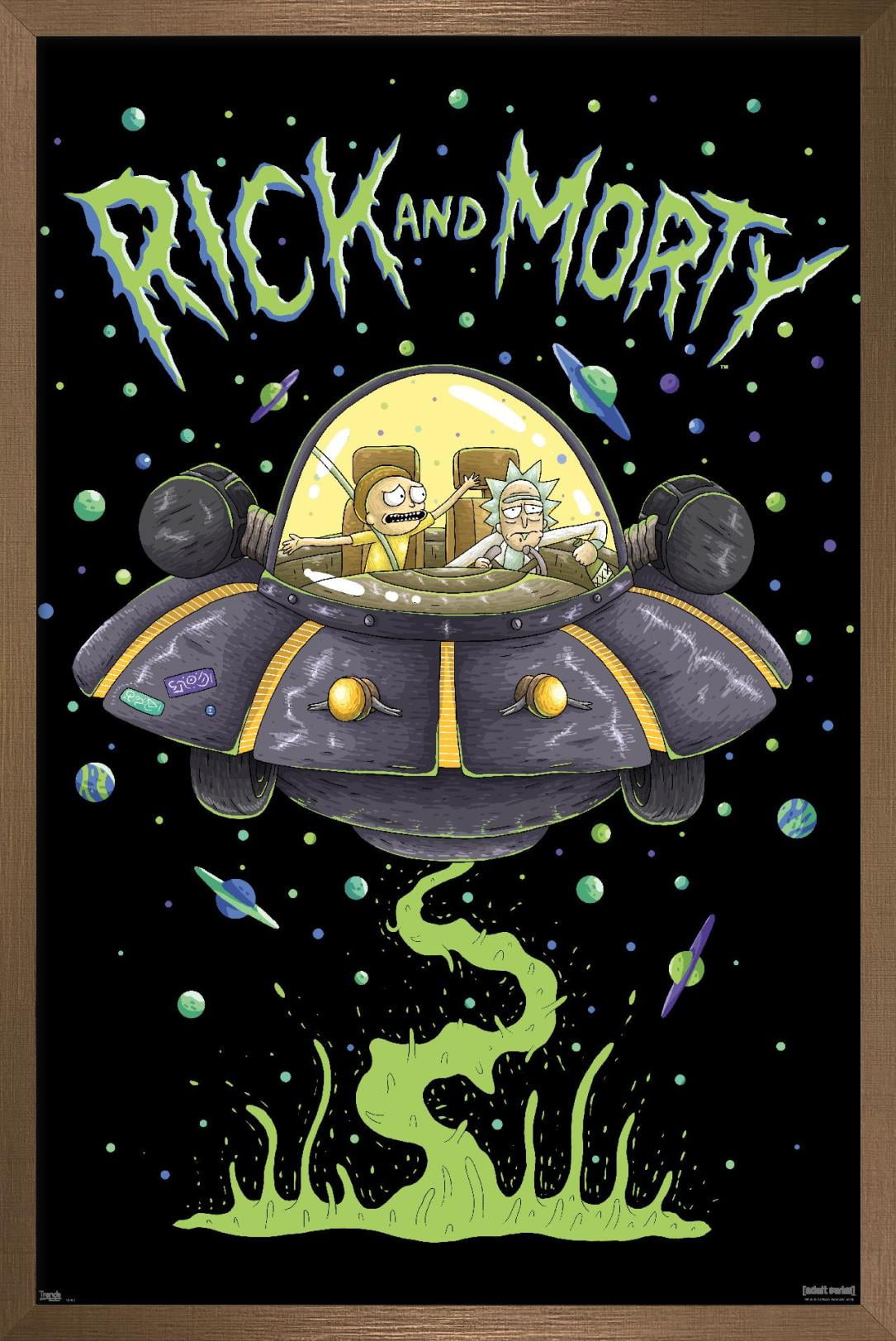 Rick and Morty - Spaceship Wall Mural