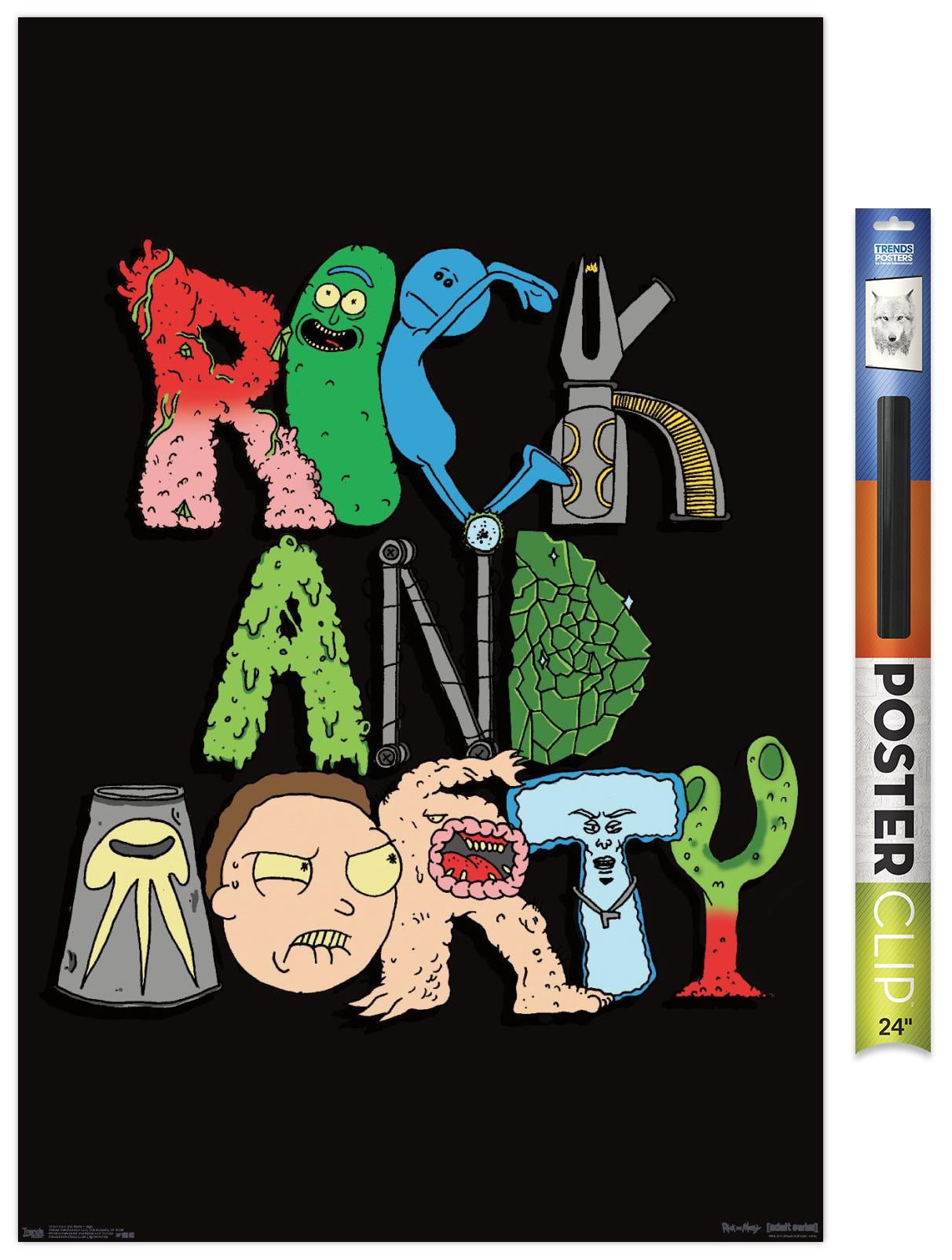Rick And Morty - Sign Wall Poster, 22.375" x 34"