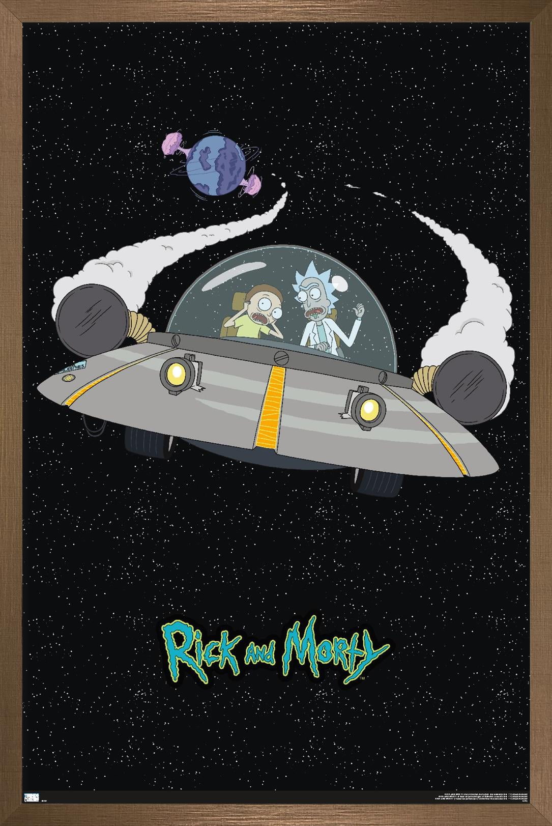 Rick and Morty - Spaceship Wall Mural