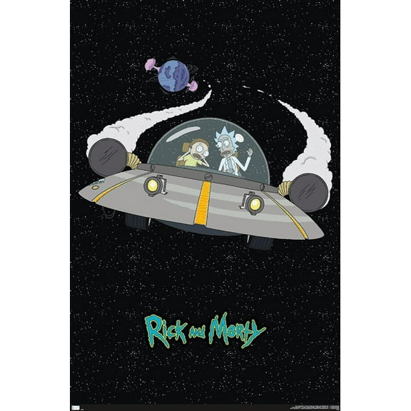 Rick And Morty - Space Wall Poster, 22.375" x 34"