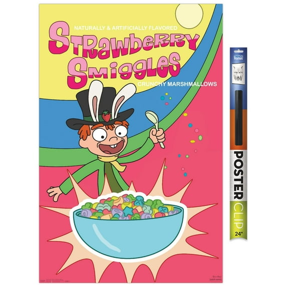 Rick And Morty - Strawberry Smiggles Wall Poster, 22.375" x 34"
