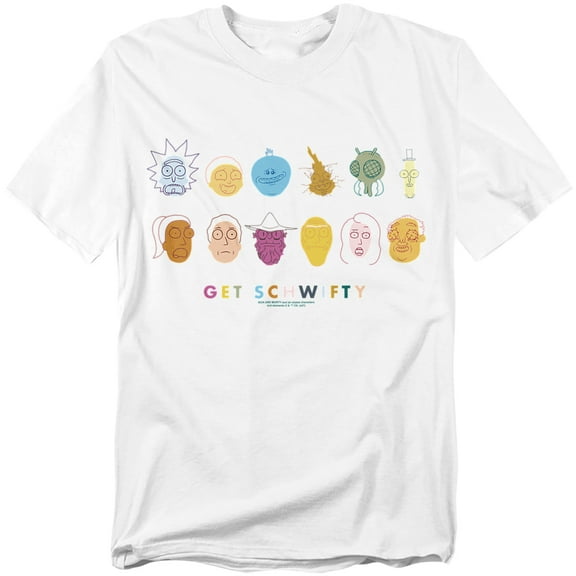 Rick And Morty T-Shirt Get Schwifty Unisex Graphic Tee for Men & Women
