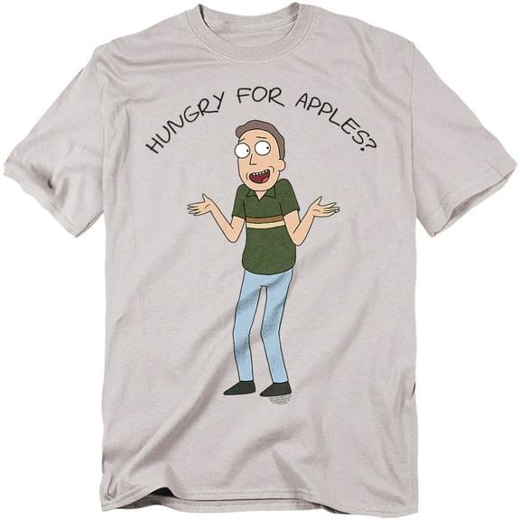 Rick And Morty T-Shirt Hungry For Apples Unisex Graphic Tee For Men & Women