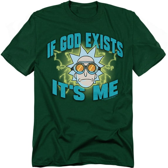 Rick And Morty T-Shirt If God Exists Unisex Graphic Tee For Men & Women