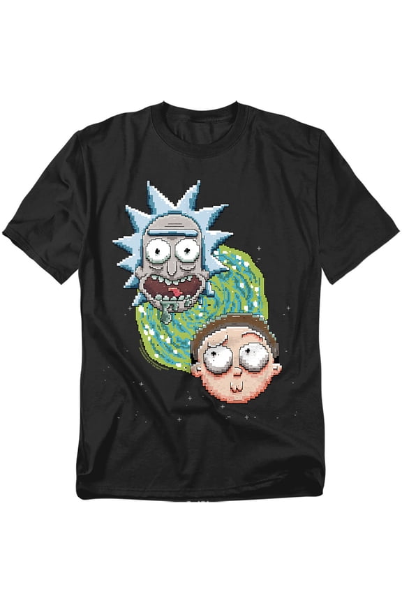 T-Shirt Pixelated Portal Unisex Graphic Tee for Men & Women