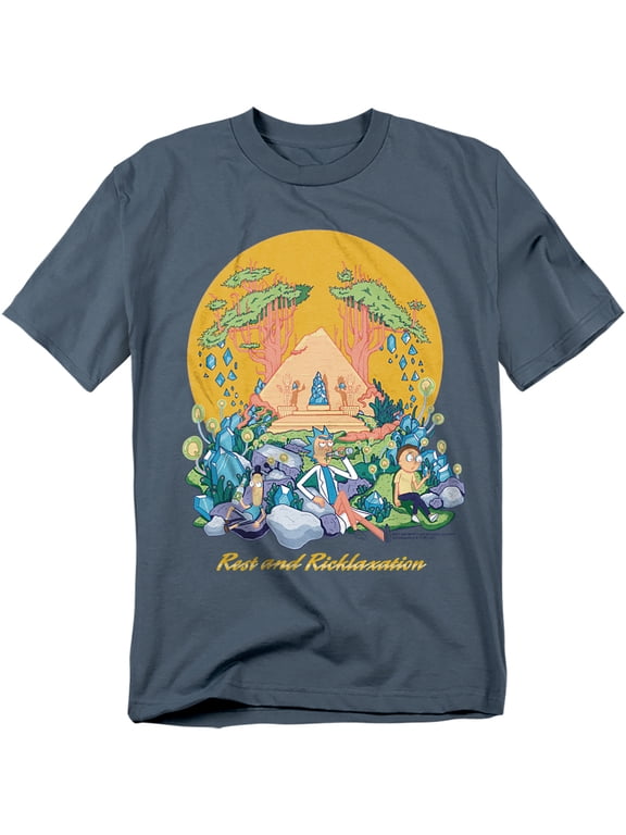 T-Shirt Rest And Ricklaxation Unisex Graphic Tee for Men & Women