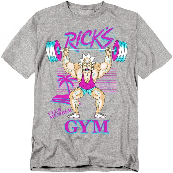 Rick And Morty T-Shirt Rick'S Gym Unisex Graphic Tee For Men & Women