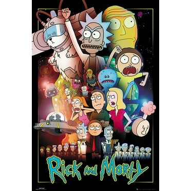 Rick And Morty - TV Show Poster / Print (Characters / Wars)