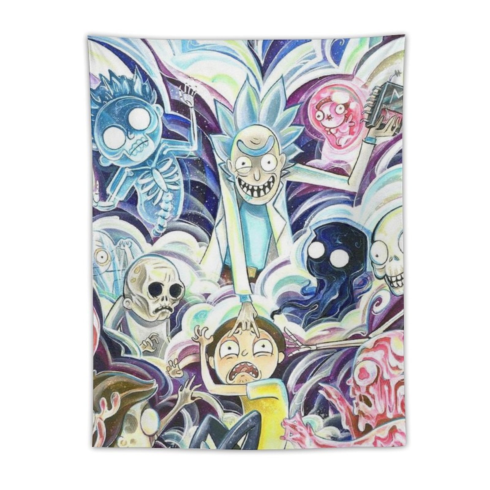 Rick And Morty Tapestries Banner Tapestries in various sizesfor Fans ...