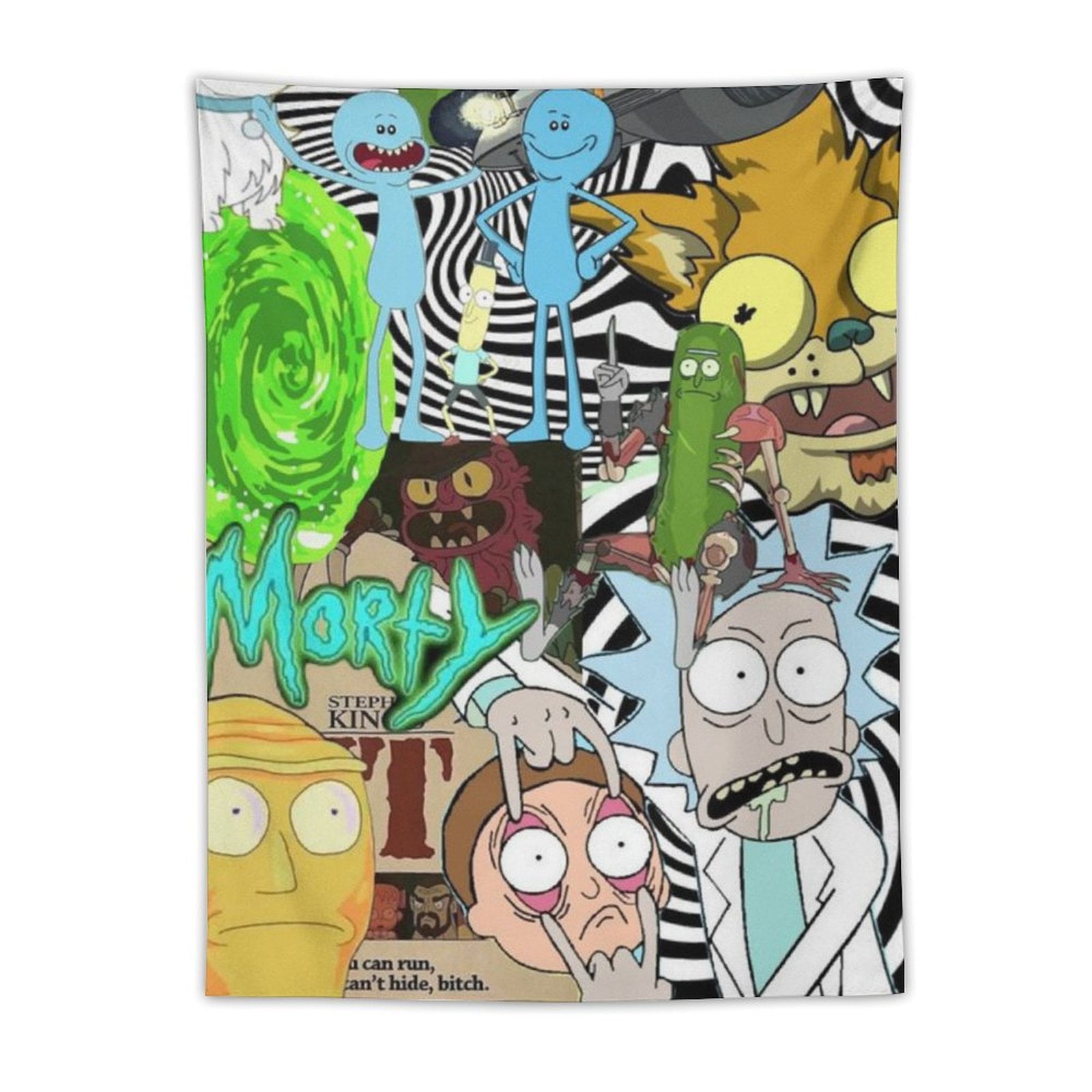 Rick And Morty Tapestries Banner Tapestries in various sizesfor Fans ...