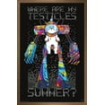 thumbnail image 1 of Rick And Morty - Testicles Wall Poster, 14.725" x 22.375", Framed, 1 of 5