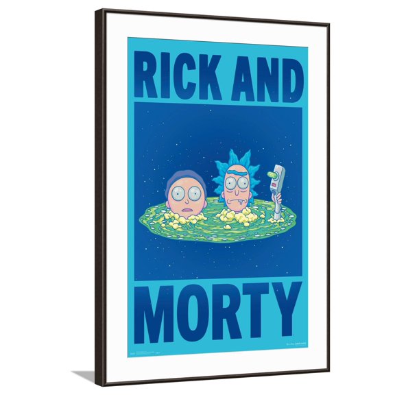Rick And Morty - Title Canvas Wall Poster, 22.375" x 34"