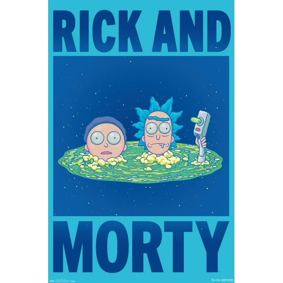 Rick And Morty - Title Wall Poster, 22.375" x 34"