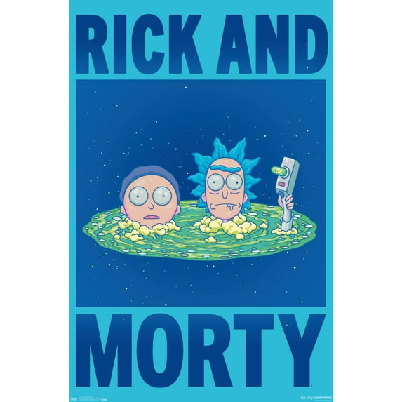 Rick And Morty - Title Wall Poster, 22.375" x 34"