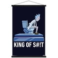 thumbnail image 1 of Rick And Morty - Toilet Wall Poster with Wooden Magnetic Frame, 22.375" x 34", 1 of 5