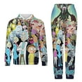 thumbnail image 1 of Rick And Morty Unisex Adult Sweatsuits Hoodie & Sweatpants Long Sleeve Hooded Sweatshirt Matching Joggers Tracksuit Sets XL, 1 of 9