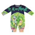 thumbnail image 1 of Rick And Morty Unisex Baby Boy Girl Rompers Long Sleeve Infant Jumpsuits Babies' Outfits Fall Winter Clothes 6-9M, 1 of 5