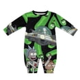 thumbnail image 1 of Rick And Morty Unisex Baby Boy Girl Rompers Long Sleeve Infant Jumpsuits Babies' Outfits Fall Winter Clothes 9-12M, 1 of 5