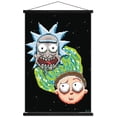 thumbnail image 1 of Rick And Morty - Video Game Wall Poster with Wooden Magnetic Frame, 22.375" x 34", 1 of 5