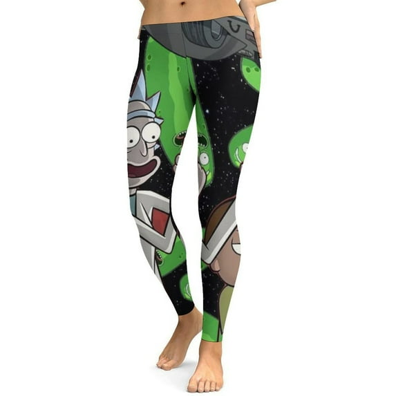 Rick And Morty Womens Lounge Legging Soft Workout Athletic Running Yoga Pants Yoga Leggings S