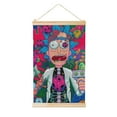 thumbnail image 1 of Rick And Morty Wooden Shaft Hanging Poster Home Decor Poster Wall Art Painting For Living Room Bedroom 36"X24", 1 of 7