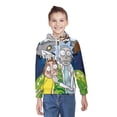 thumbnail image 1 of Rick And Morty Youth Hoodies Boys Girls 3D Printed Sweatshirt Fall Winter Clothes Long Sleeves Pullover Sweater L, 1 of 6