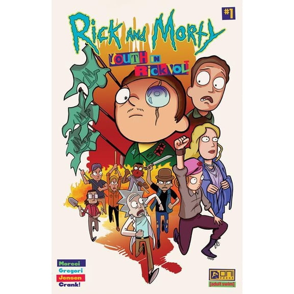 Rick And Morty Youth In Rickvolt #1 Cvr A Tony Gregori Var (mr) Oni Press Comic Book