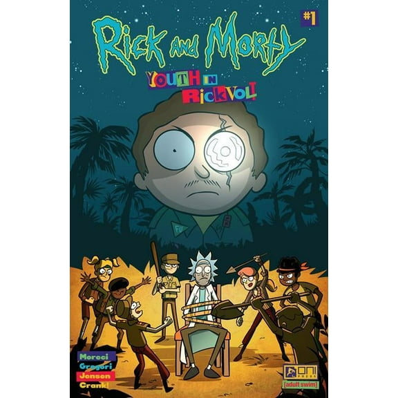 Rick And Morty Youth In Rickvolt #1 Cvr B Sarah Burrini Var (mr) Oni Press Comic Book