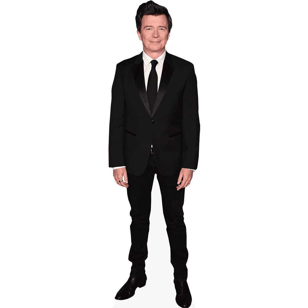 Rick Astley (Suit) Mini Cardboard Cutout Standee