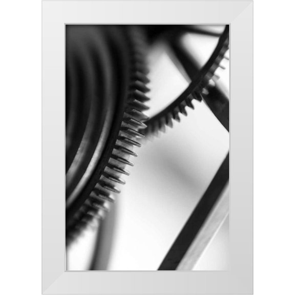 Rick Cotter 11x14 White Modern Wood Framed Museum Art Print Titled - Gears I