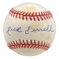 thumbnail image 1 of Rick Ferrell Red Sox Signed Official American League Baseball JSA AJ05575, 1 of 4